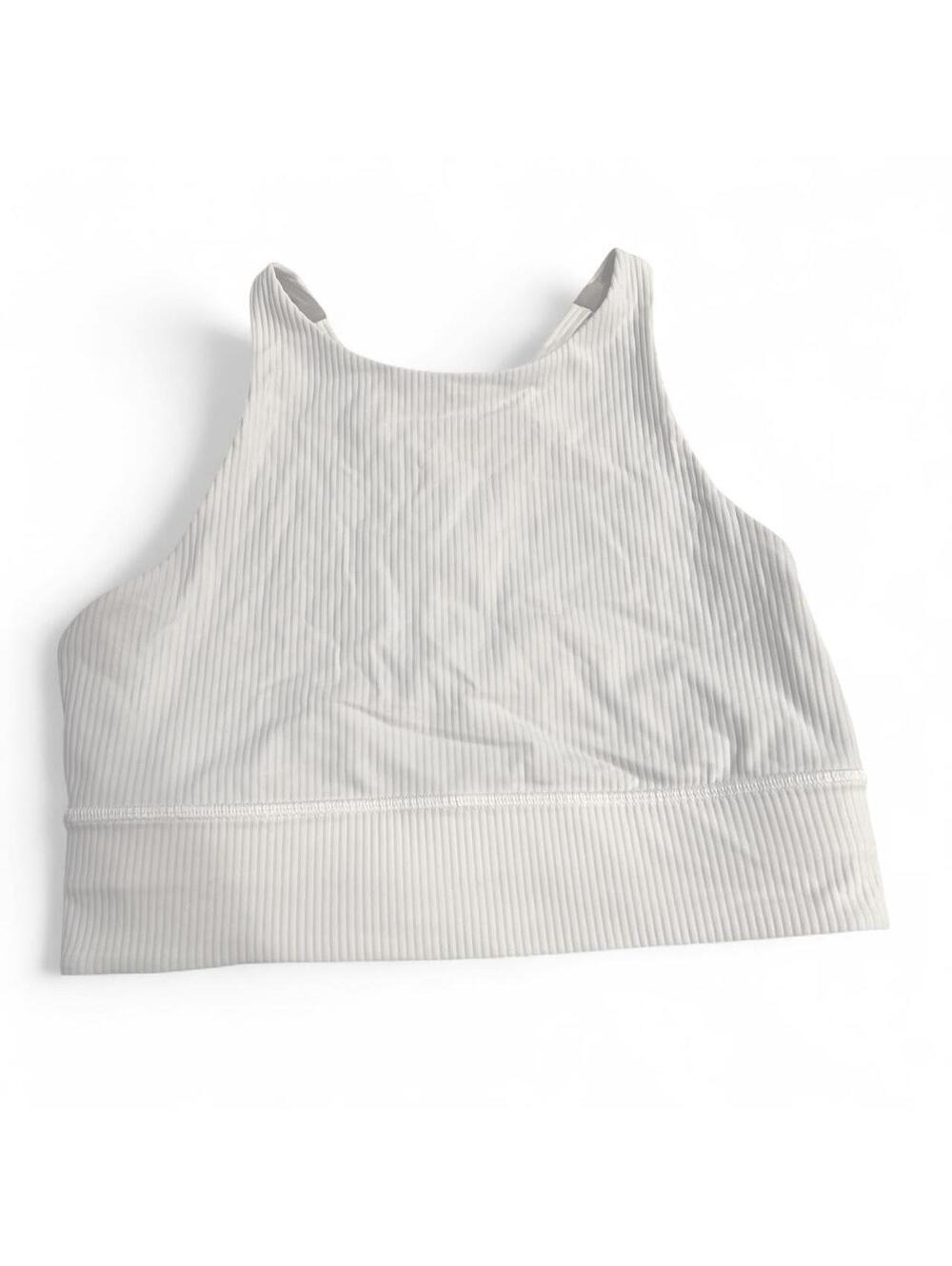 Lululemon high neck energy bra longline ribbed